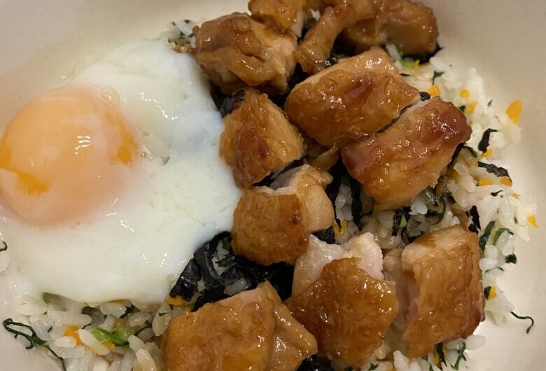 子供が喜ぶ　鶏照り焼き丼